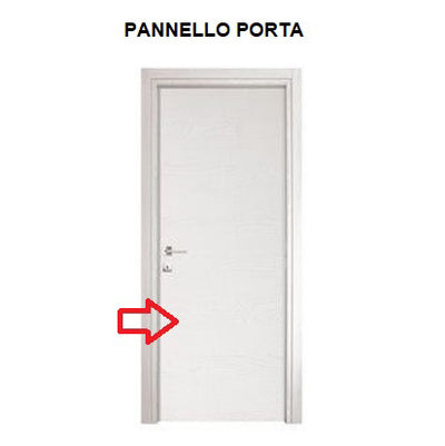 ZZ-PANNELLO PORTA MICROTEC FRASS BIANCO 210X80