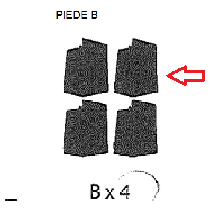 ZZ-PIEDINO B x PATTUMIERA 2 ANTE CM. 68X37X90H ART PLAST