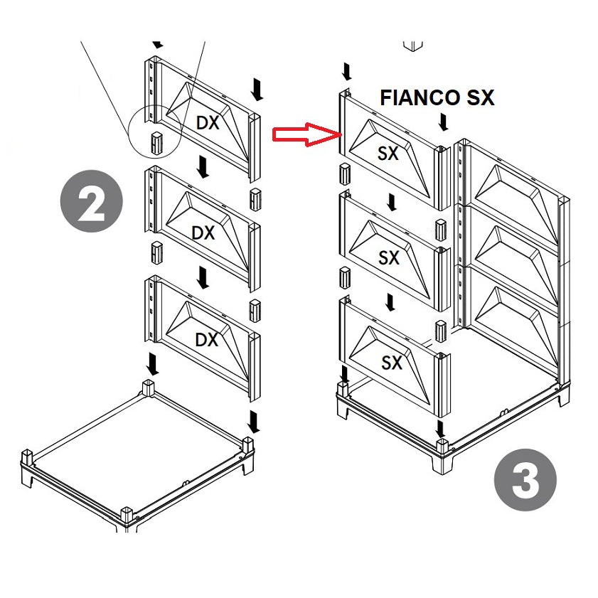 ZZ-FIANCO SX X KIT LAVATOIO RESINAANTIACIDO