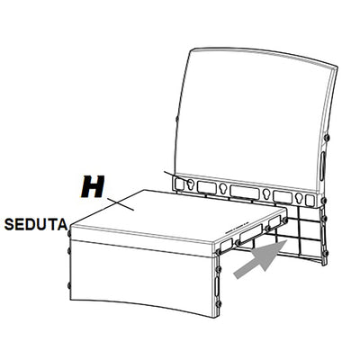 ZZ-SEDUTA H X SALOTTO RESINA VENEZIA 4Q.TA MARRONE