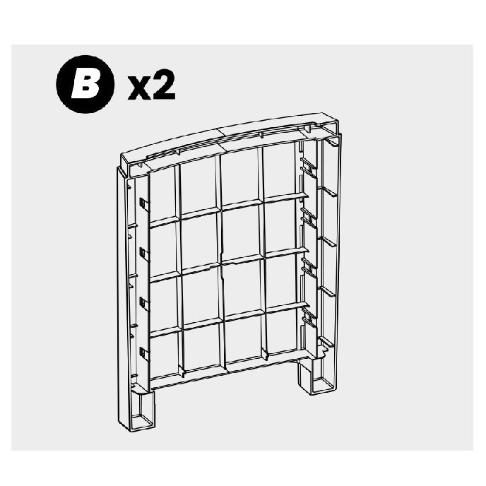 ZZ-PART.B TAVOLINO X SALOTTO RESINA LIDO 4Q.TA ANTRACITE