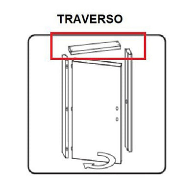 ZZ-TRAVERSO BATTENTE X PORTA MICROTEC CILIEGIO 210X70