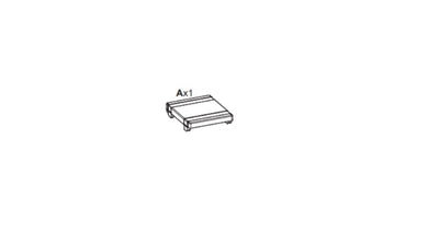 ZZ-BASE AX1 X PATTUMIERA 1 ANTA CM.34X39X88H ECOLINE1 TERRY