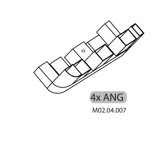 ZZ-4XANG. M02.04.007 ARMADIO SPORCO PULITO RESINA 1 ANTA