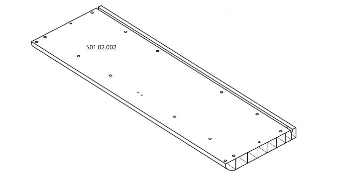 ZZ-FIANCO S01.02.002 X ARMADIO SPOGLIATOIO RESINA A 2 POSTI IN KIT C/SERRAT