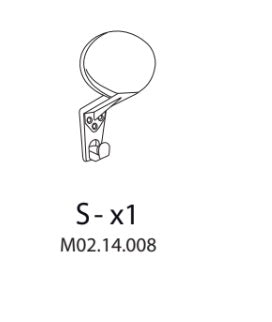 ZZ-S-x1 M02.14.008 X ARMADIO SPOGLIATOIO RESINA A 1 POSTO IN KIT C/SERRAT