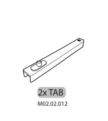 ZZ-2XTAB M02.02.012 X ARMADIO SPOGLIATOIO RESINA A 1 POSTO IN KIT C/SERRAT