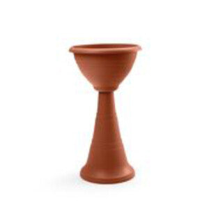Q.TA' 1 FIORIERA A COLONNA TERRACOTTA