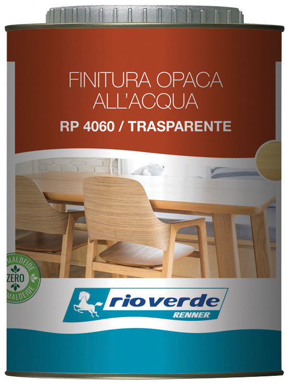 Q.TA'. 6 RIOVERDE RP 4060 FINITURA OPACA 0,750 L TRASPARENTE