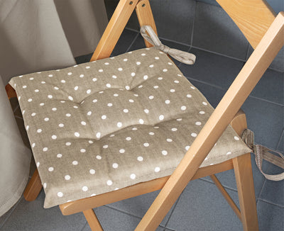 Q.TA' 12 CUSCINO CRETA CM.40X40X5 POIS TORTORA 1808