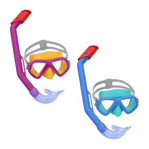 Q.TA' 1 MASCHERA SUBACQUEA + 3 KIT SNORKEL DOMINATOR 24103