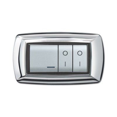 Q.TA' 1 PLACCA LIFE LIVING PLAST CROMO 4P