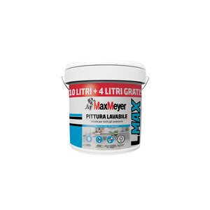 Q.TA' 1 MAX IDROPITTURA LAVABILE BIANCO 10+4 L