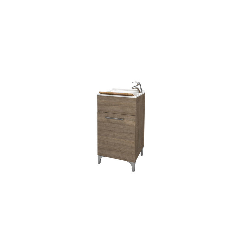 Q.TA' 1 LAVATOIO LEGNO 45X50 ROVERE FUMO