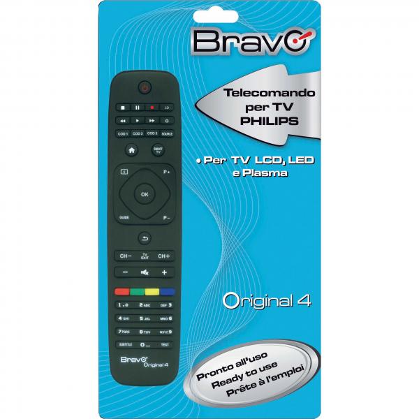 Q.TA' 1 TELECOMANDO TV BRAVO ORIGINAL 4 PHILIPS