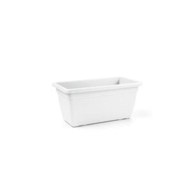 Q.TA' 1 FIORIERA ANTHEA RETTANGOLARE BIANCO 100CM