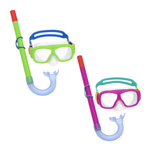 Q.TA' 1 MASCHERA SUBACQUEA + 7 KIT SNORKEL EXPLORA 24035