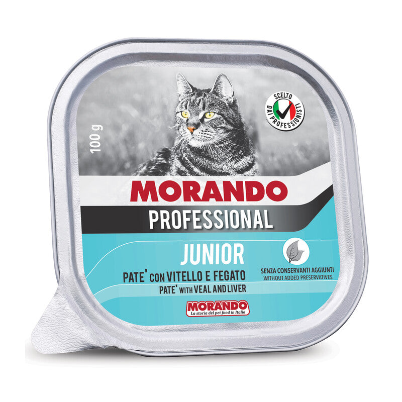 Q.TA' 32 CIBO GATTO MORANDO VSC 100G VITELLO E FEGATO