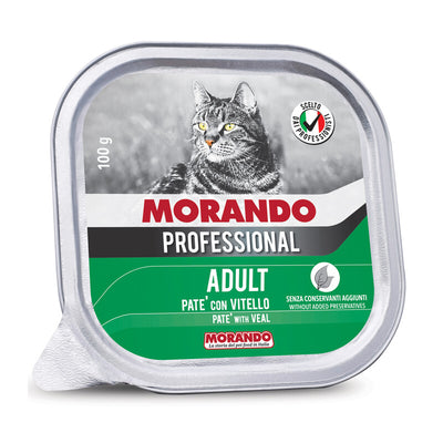 Q.TA' 32 CIBO GATTO MORANDO VSC 100 G VITELLO E POLLO
