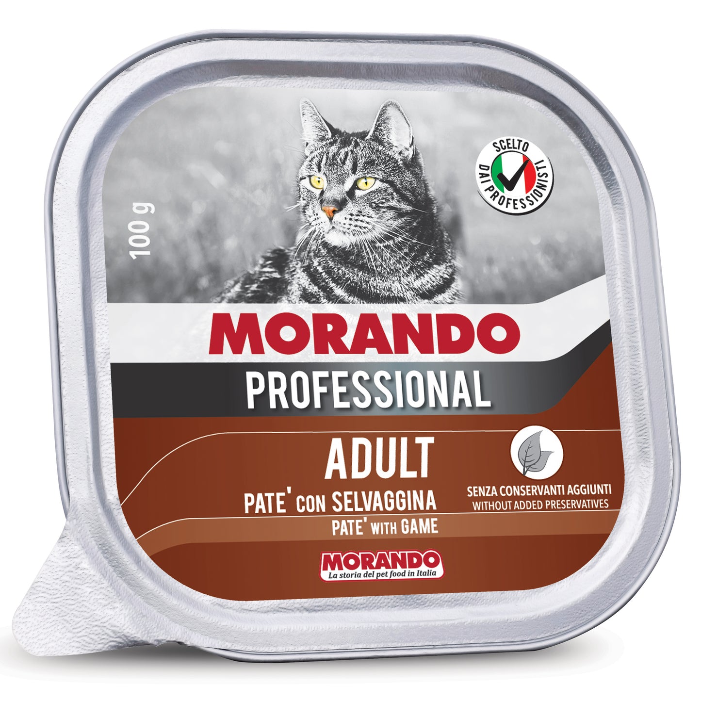 Q.TA'. 32 CIBO GATTO MORANDO VSC 100 G SELVAGGINA