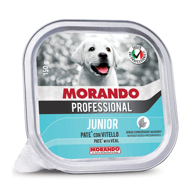 Q.TA' 22 CIBO CANE MORANDO VSC 150 G VITELLO
