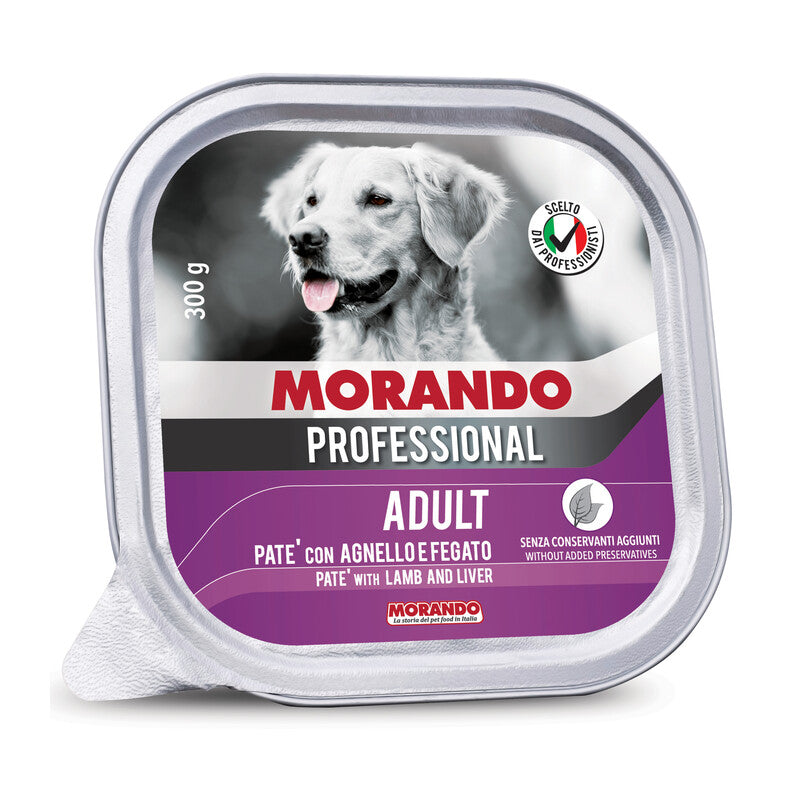 Q.TA' 18 CIBO CANE MORANDO VSC 300G CARNI AGNEL FEGATO