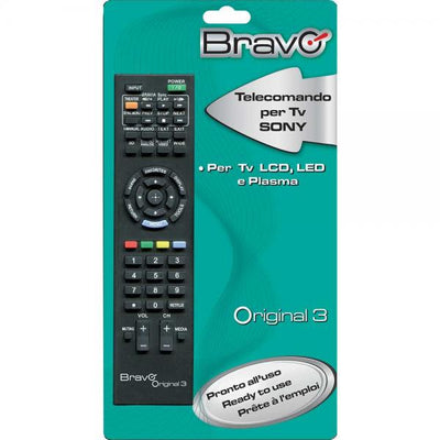 Q.TA' 1 TELECOMANDO TV BRAVO ORIGINAL 3 SONY