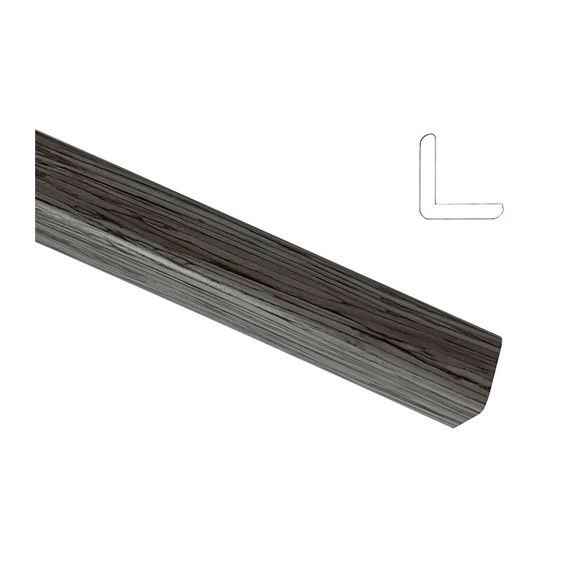 Q.TA' 10 PARASPIGOLO 30X30 POLIST LISCIO 290 CM GRIGIO LAM.