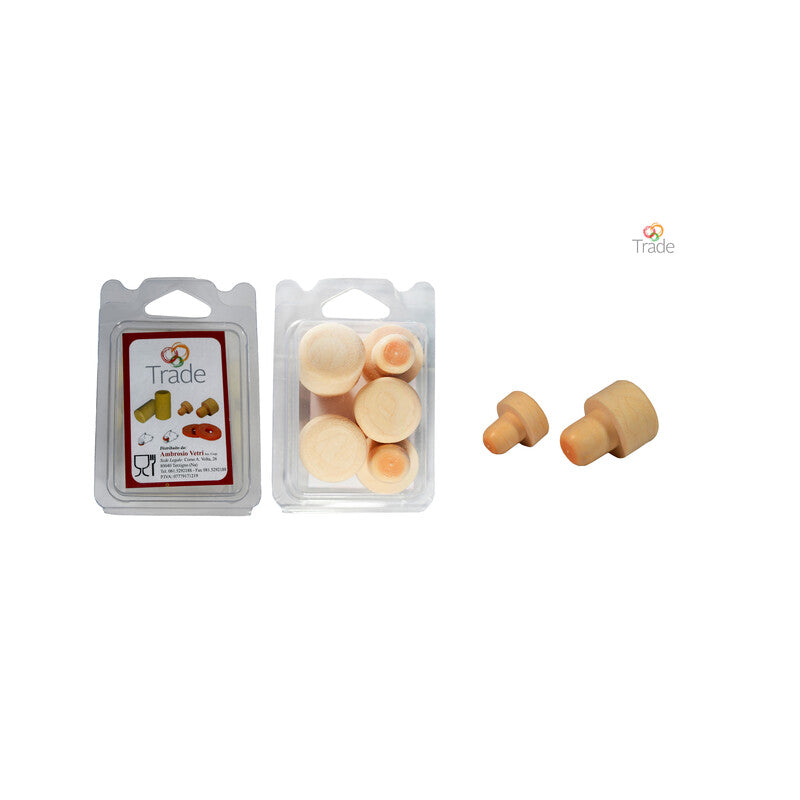 Q.TA' 1 TAPPO FUNGO SINTETICO D 19 MM 5 PEZZI