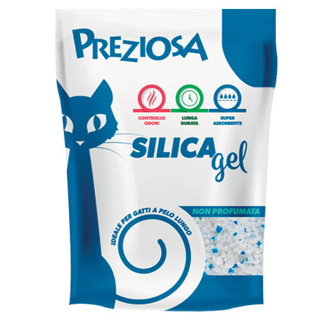 Q.TA'. 6 LETTIERA GATTO PREZIOSA 2,25 KG CLASSICA SILICA GEL