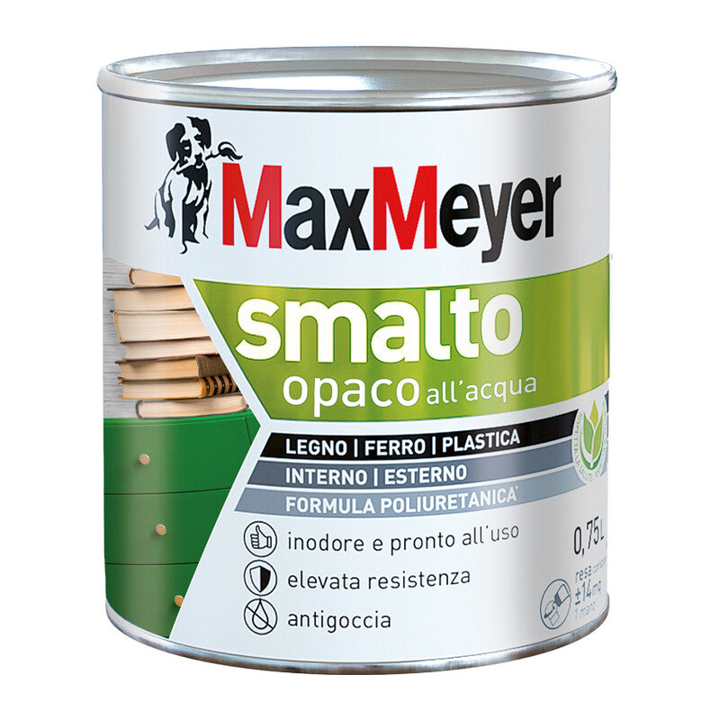 Q.TA' 1 MAX SMALTO ALLACQUA POLIURETANICO OPACO LT.0,750 NERO
