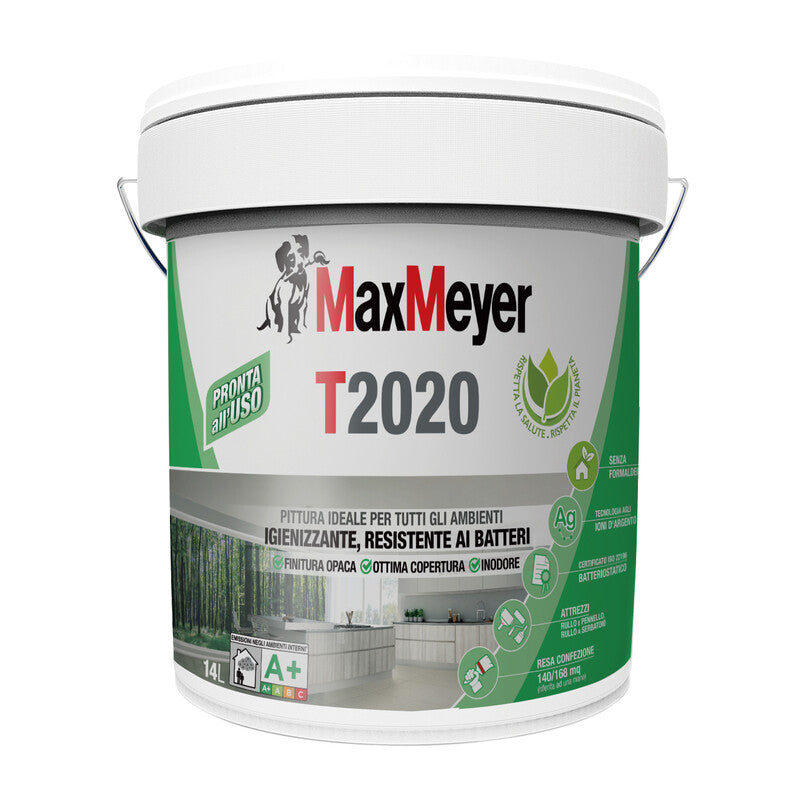 Q.TA' 1 MAX IDROPITTURA T2020 TRASPIRANTE 14 L BIANCO