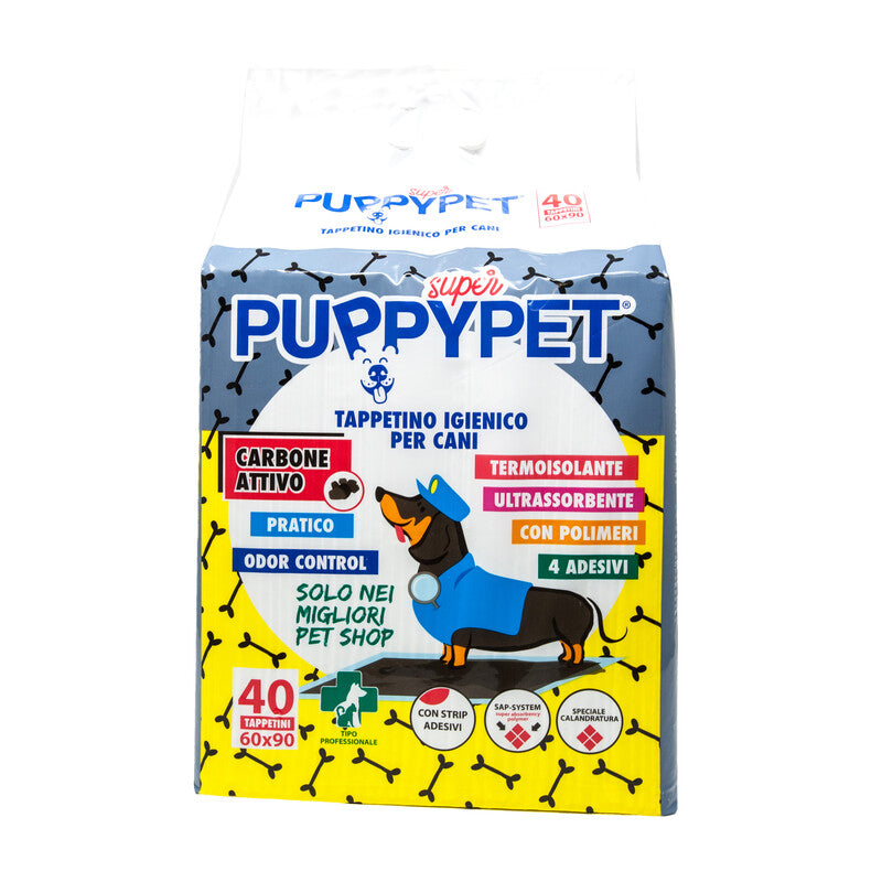 Q.TA' 1 TAPPETINO PUPPY PET CM.60X90 CARBONI ATTIVI 40