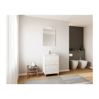 Q.TA' 1 MOBILE BAGNO LISBONA 2C 60 ROVERE BIANCO
