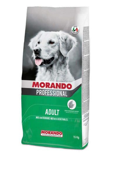 CIBO CANE MORANDO 15 KG ADULT MIX VERDURE