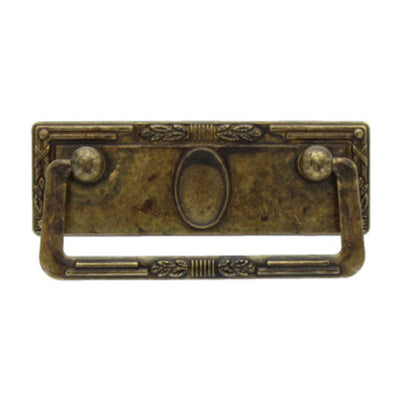 Q.TA' 5 BL MANIGLIA 06060 97X45 MM P.P.OTTONE ANTICATO