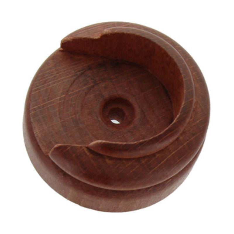 Q.TA' 2 ROSETTA BASTONE LEGNO TENDA A PARETE D 35 MM CILIEGIO*