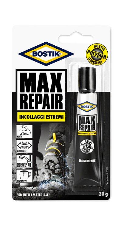 Q.TA'. 6 BOSTIK COLLA MAX REPAIR 20 G BLISTER