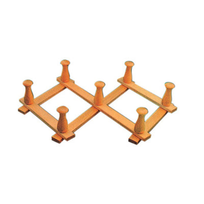 Q.TA' 2 BL APPENDIABITI ESTENSIBILE A 7 GANCI NATURALE