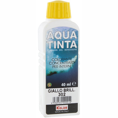 Q.TA'. 10 AQUATINTA PER INTERNI 40 ML GIALLO BRILLANTE 302