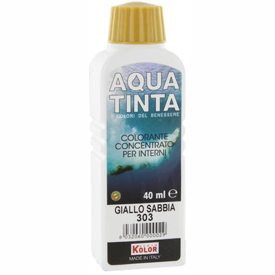 Q.TA'. 10 AQUATINTA PER INTERNI 40 ML GIALLO SABBIA 303