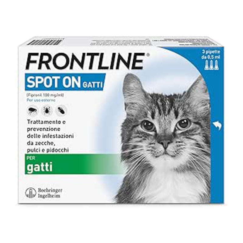 Q.TA' 1 FRONTLINE SPOT-ON GATTI 3 PIPETTE