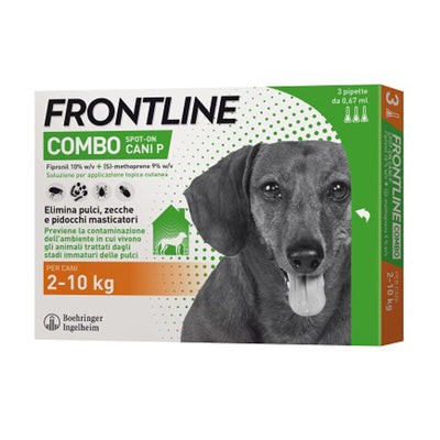 Q.TA' 1 FRONTLINE COMBO 02-10 KG CANI PICCOLI 3 PIPETTE
