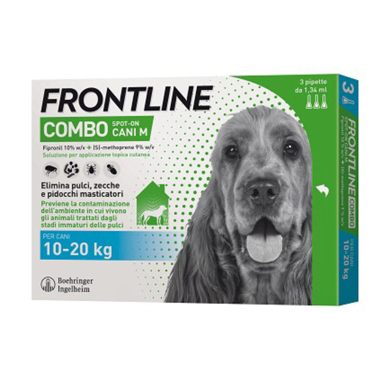 Q.TA' 1 FRONTLINE COMBO 10-20 KG CANI MEDI 3 PIPETTE