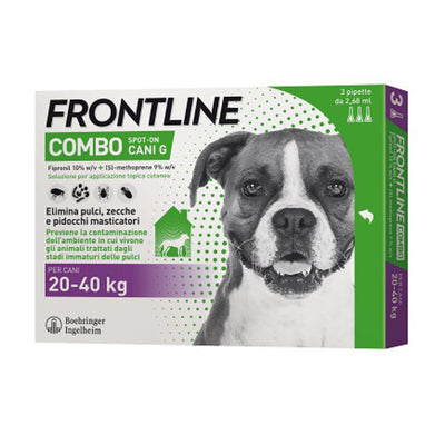 Q.TA' 1 FRONTLINE COMBO 20-40 KG CANI GRANDI 3 PIPETTE