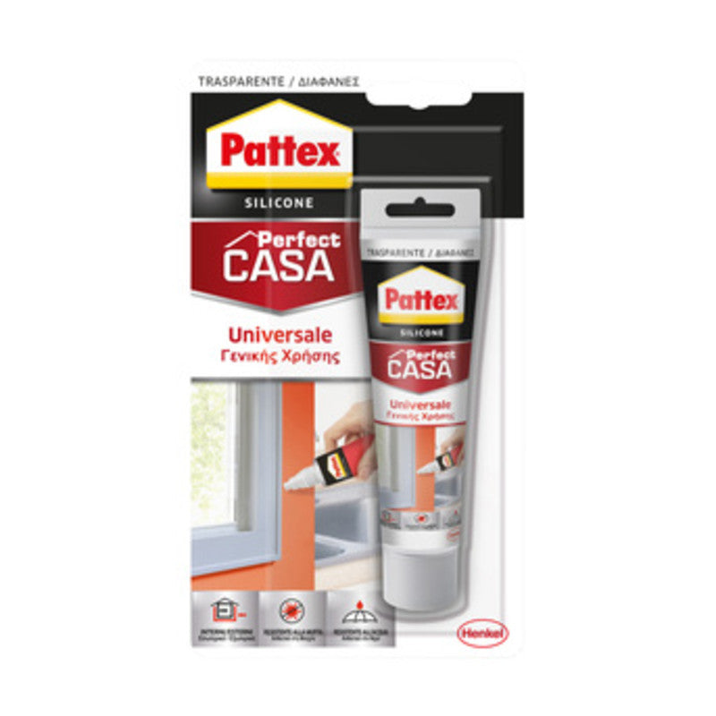 Q.TA' 12 PATTEX SILICONE PERFECT CASA TRASPARENTE 50 ML