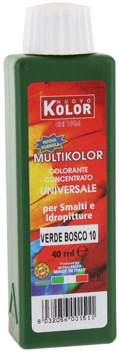 Q.TA'. 12 COLORANTE UNIVERSALE 40 ML VERDE BOSCO 10RL