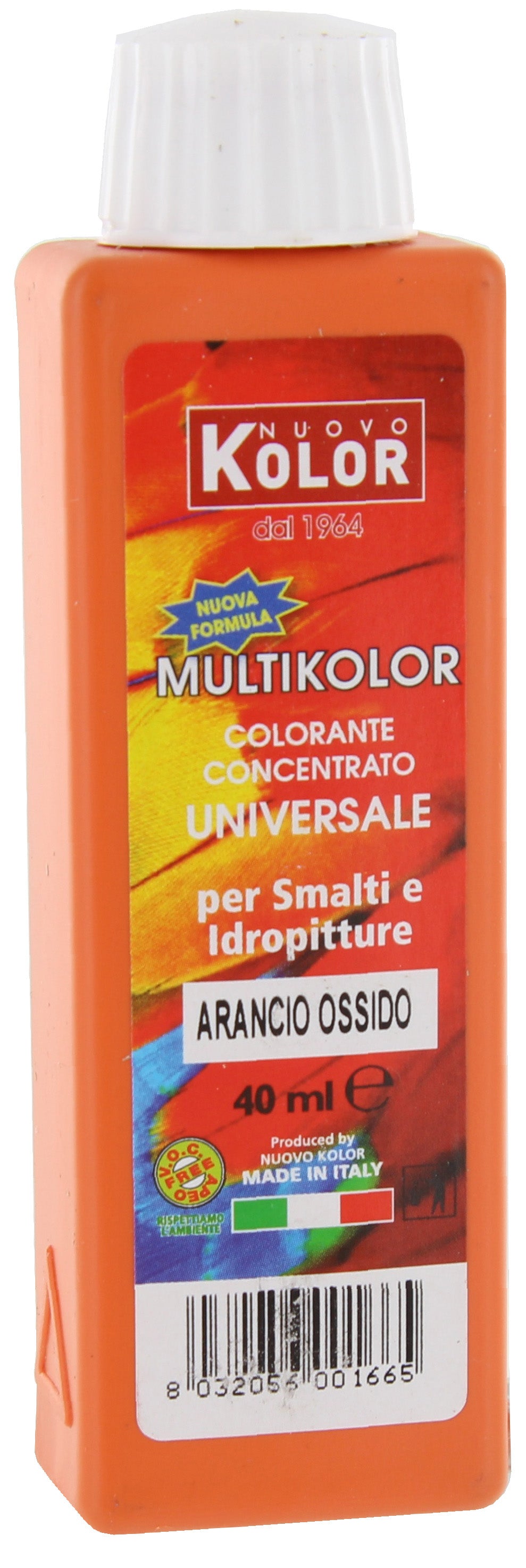 Q.TA'. 12 COLORANTE UNIVERSALE 40 ML ARANCIO OSSIDO 100RL