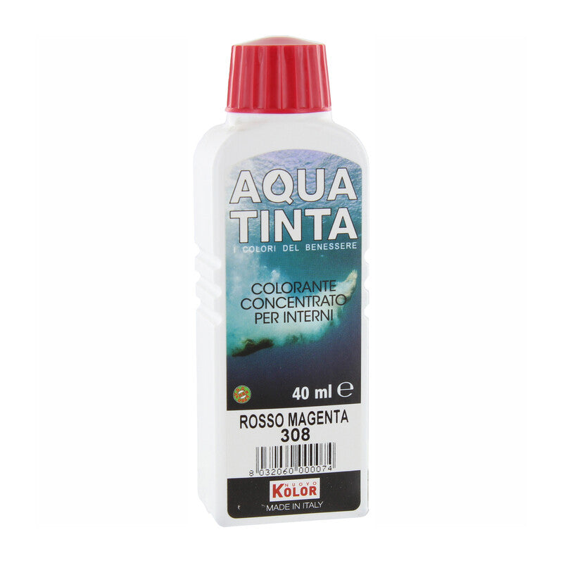 Q.TA' 10 AQUATINTA P/INTERNI 40 ML ROSSO MAGENTA 308