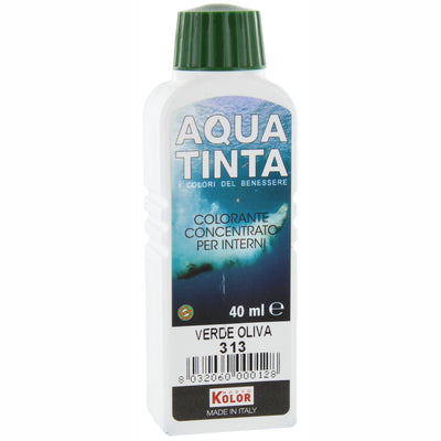 Q.TA'. 10 AQUATINTA PER INTERNI 40 ML VERDE OLIVA 313